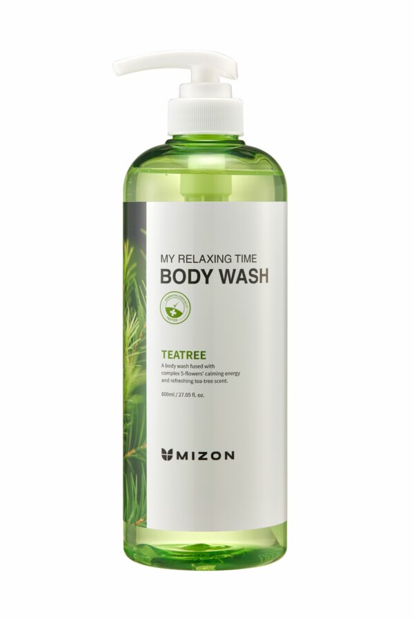 Mizon Teatree My Relaxing Time Body Wash (irritated and problematic skin) 800 ml Mizon Teatree My Relaxing Time Body Wash (irritated and problematic skin) 800 ml