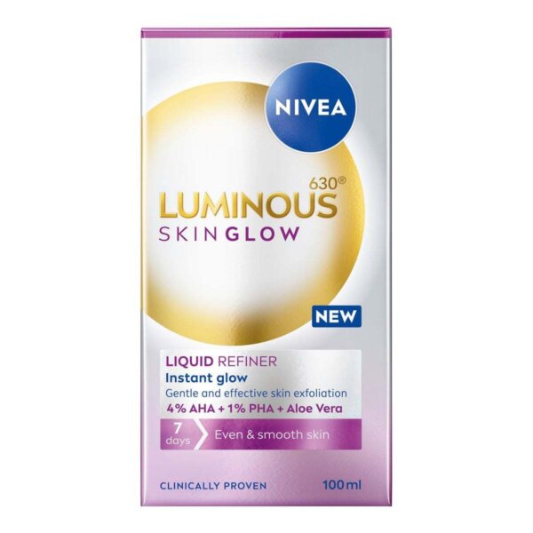 Nivea Luminous Skin Glow Liquid Refiner 100 ml Nivea Luminous Skin Glow Liquid Refiner 100 ml