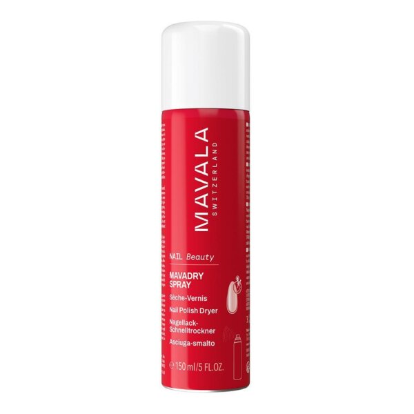 Mavala MAVADRY dries nail polish spray in seconds 150ml Mavala MAVADRY dries nail polish spray in seconds 150ml