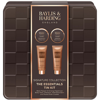 Essentials Tin Kit ( Černý pepř & Ženšen ) - Dárková sada Baylis & Harding Essentials Tin kinkekomplekt