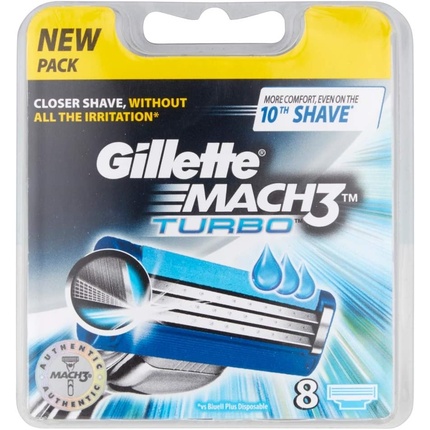 Mach 3 Turbo - Spare head 8 tk Gillette Nahahooldustoode