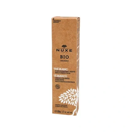 Bio Organic White Tea Tinted Cream - Daily skin cream 50 ml Nuxe Bio Organic White Tea Tinted