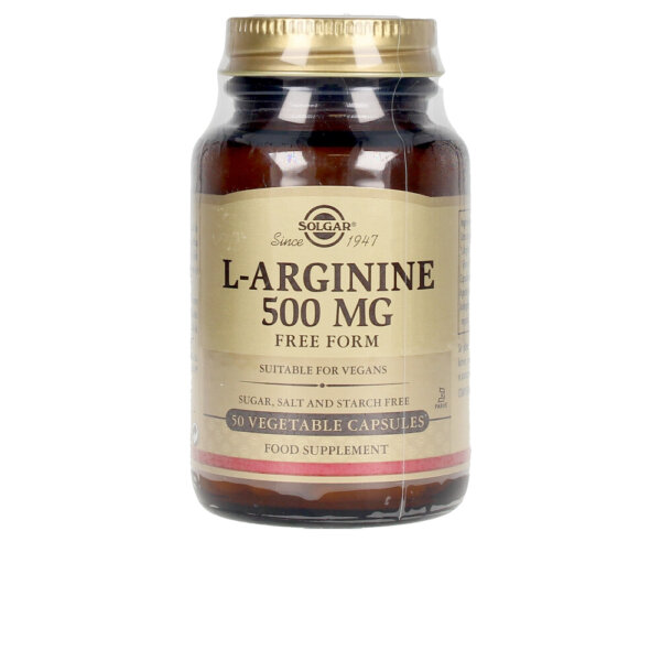 Solgar L-Arginine 500 mg vegetable capsules 50 units 50 tk Solgar L-Arginine kapslid