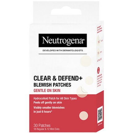 Sensitive Clear & Defend+ Blemish Patches- Náplasti na nedokonalosti ( 30 ks ) Neutrogena vistrikuplaastrid