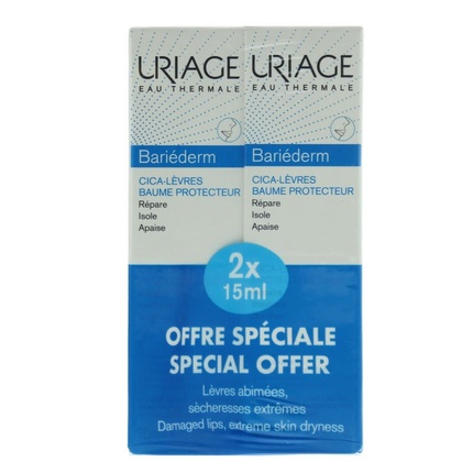BARIÉDERM cica lips pack 2 x 15 ml Uriage Meigitoode