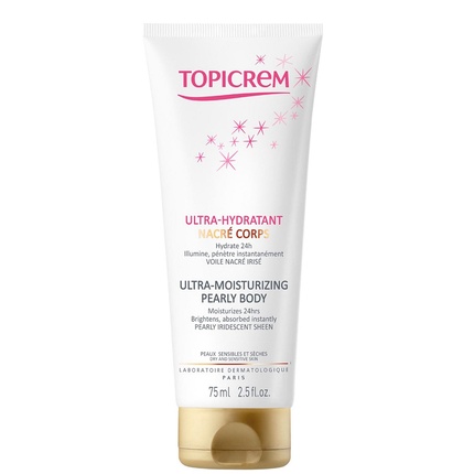 Ultra-Moisturizing Pearly Body - sensitive skin 75 ml Topicrem Ultra-Moisturizing Kehakreem