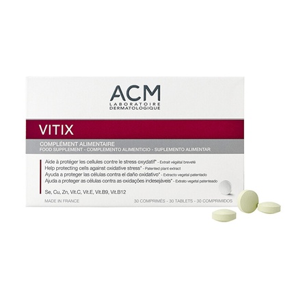 Vitix 30 Capsules - Dietary supplement for protection against oxidative stress 30 tablets Vitix 30 Capsules Dietary