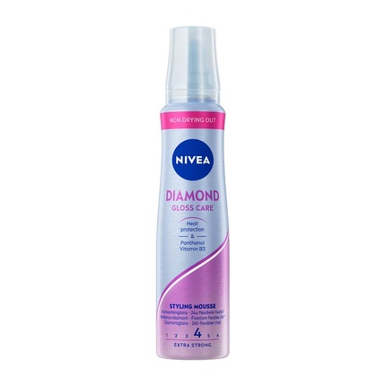 Diamond Gloss Care Styling Mouse 150 ml Nivea Diamond Gloss juuksevaht