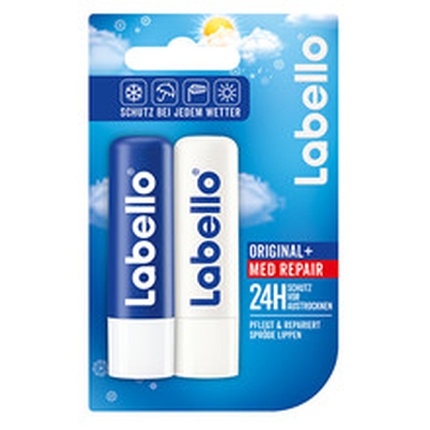 Original & MED Repair Duopack 5.5 ml Labello Original & Med komplekt