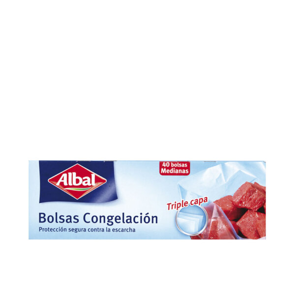 MEDIUM FREEZER BAGS triple layer 40 u Albal Medium Freezer Bags