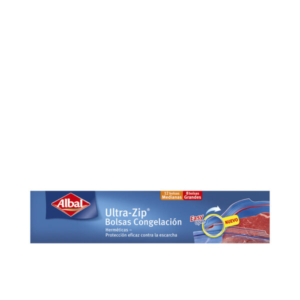 HERMETIC FREEZER BAGS 2 SIZES 20 u Albal Hermetic Freezer Bags
