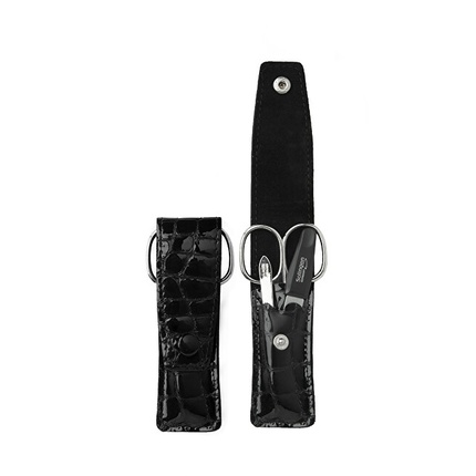 DuKaS PL808 Synthetic Leather Solingen Black travel manicure DuKaS PL808 Synthetic komplekt