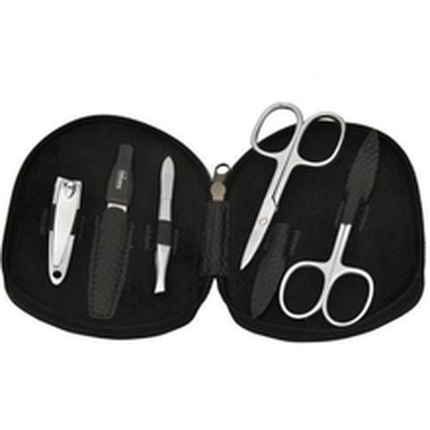 DuKaS PL112 Solingen - Black men's genuine leather manicure DuKaS PL112 komplekt