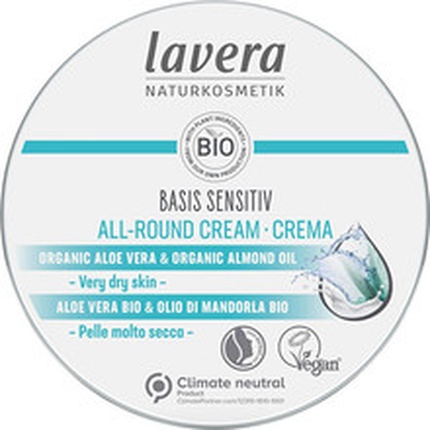 Basis Sensitiv All-Round Cream (dry skin) 150 ml Lavera Basis Sensitiv All-Round Kreem