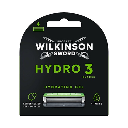 Hydro 3 Black Edition - Replacement heads 4 pcs Hydro 3 Black Komplekt