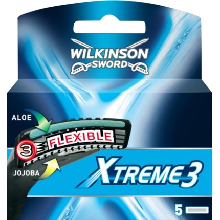 Xtreme 3 System (5 tk) Wilkinson Sword Nahahooldustoode