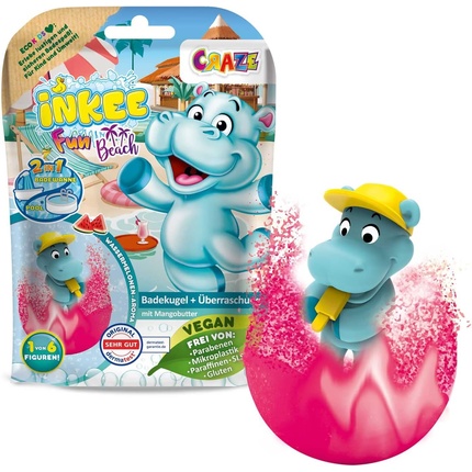 Inkee Fun Beach Bath Bomb vannipall