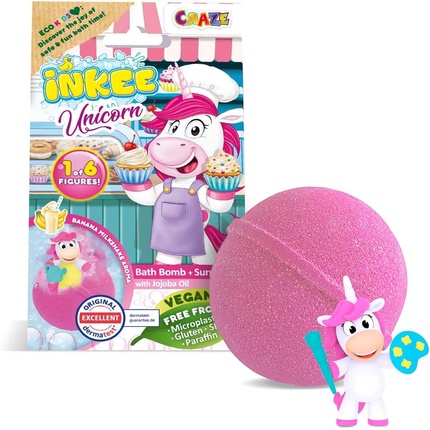 Inkee Unicorn Professions Bath Bomb vannipall