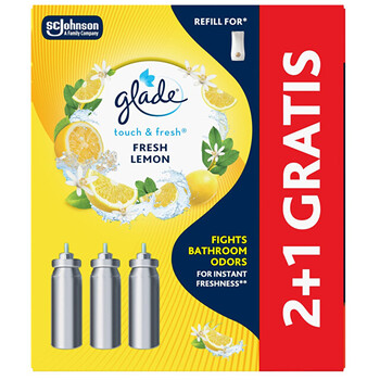 Glade Touch & Fresh Fresh Lemon 2+1