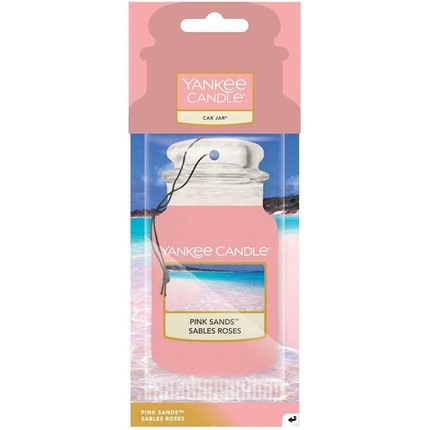 Pink Sands Classic Car Jar - Paper car tag
