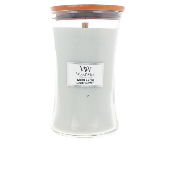 WOODWICK candle #Lavender & Cedar 609 gr WoodWick Candle lõhnaküünal