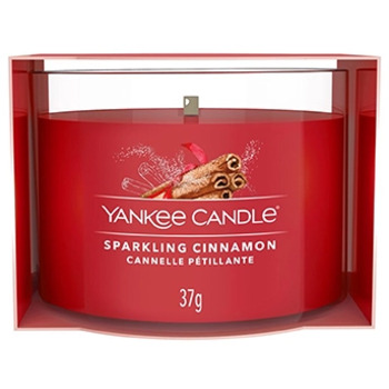 Yankee Candle Sparkling Cinnamon votiivküünal klaasis 37 g