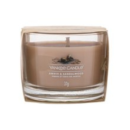 Amber & Sandalwood Votive candle in glass 37 g