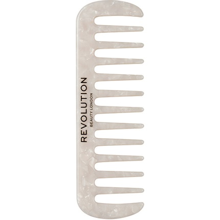 Natural Curl Wide Tooth Comb White (curly and thick hair) Revolution Haircare Juuksehooldustoode