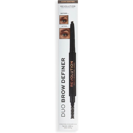Makeup Revolution Duo Brow Definer 0,25 g Makeup Revolution Brow Definer