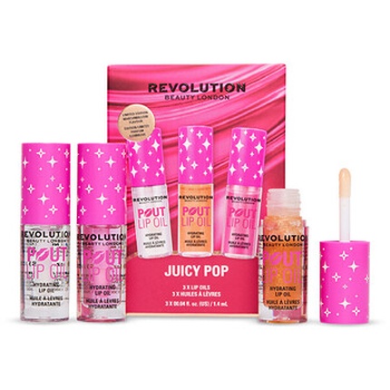 Makeup Revolution Juicy Pop Lip Trio Makeup Revolution Juicy Pop Lip komplekt