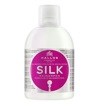 Silk Shampoo ( Dry Hair ) 1000 ml Kallos Silk Šampoon