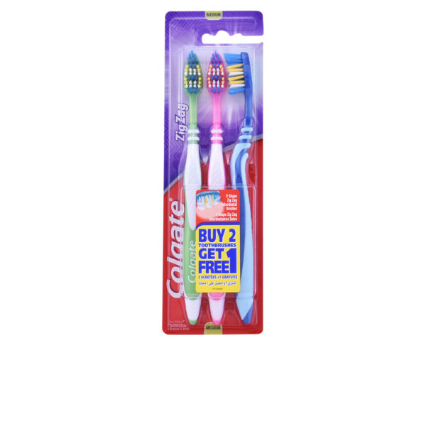 ZIG ZAG cepillo dientes #medium 3 uds 3 tk Colgate Zig Zag Medium Hambahari