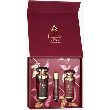 Lattafa Perfumes Mayar Cherry Intense kinkekomplekt EDP 100 ml, miniatuur EDP 12 ml ja juuksesprei 50 ml Lattafa Perfumes Mayar Cherry Intense kinkekomplekt