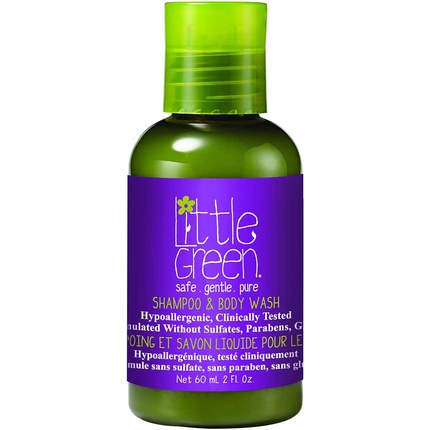 Kids Shampoo & Body Wash - Shampoo and shower gel for children 60 ml Little Green Šampoon