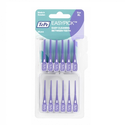 EasyPicks XL Purple (36 tk) - Dental picks TePe Ilutoode