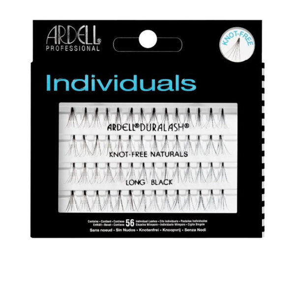 ARDELL INDIVIDUALS NATURALS knot-free flares soft touch #long black 56 u Ardell Meigitoode