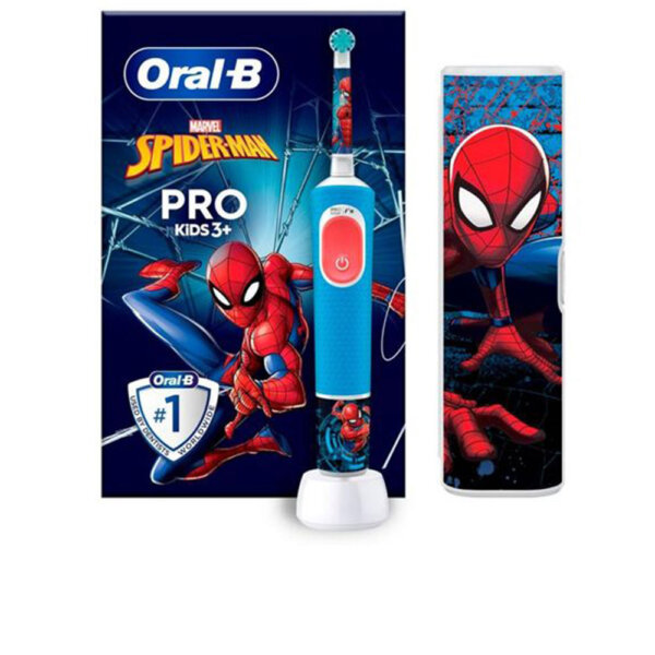 VITALITY INFANTIL SPIDERMAN electric toothbrush 1 unit 1 tk Oral B Hambahari