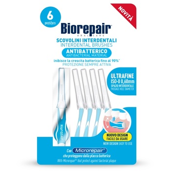 Biorepair Interdental Brushes Ultrafine 0,60 mm 6 tk Biorepair Interdental Brushes Ultrafine 0.60 mm
