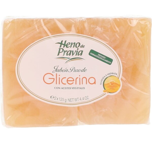 HENO DE PRAVIA GLYCERIN pure soap pack 2 x 125 gr Heno De Pravia Nahahooldustoode