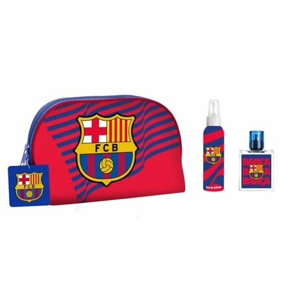 FC Barcelona lastele kinkekomplekt EDT 50 ml, kehasprei ja kosmeetikakott FC Barcelona Lastele kinkekomplekt