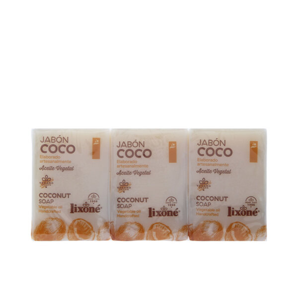 COCO jabón 100% natural 3 x 125 gr Lixone COCO seep