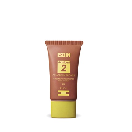 Isdin Acniben CC Cream instant coverage SPF30 #Bronze 40 ml Isdin Acniben Cc kreem