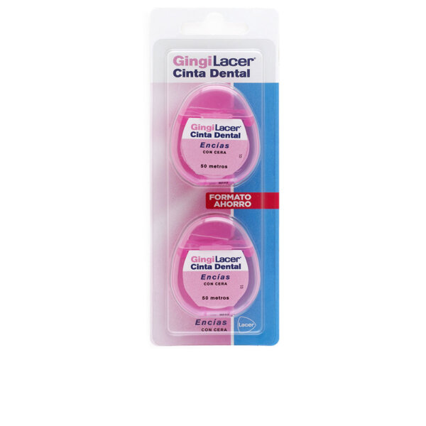 GINGILACER DENTAL TAPE PACK 2 x 50 meters Lacer Ilutoode