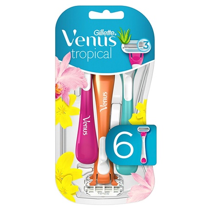 Venus Tropical (6 tk) - disposable razors Gillette Nahahooldustoode