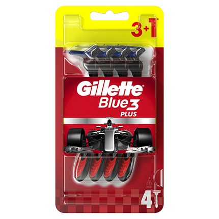 Gillette Blue3 Plus 3+1 tk - disposable razors Gillette Nahahooldustoode