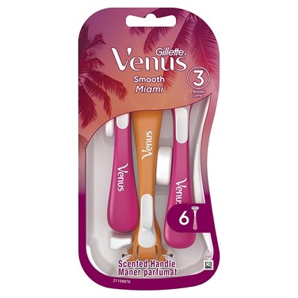 Venus Smooth Miami (6 tk) - Disposable razors Gillette Nahahooldustoode