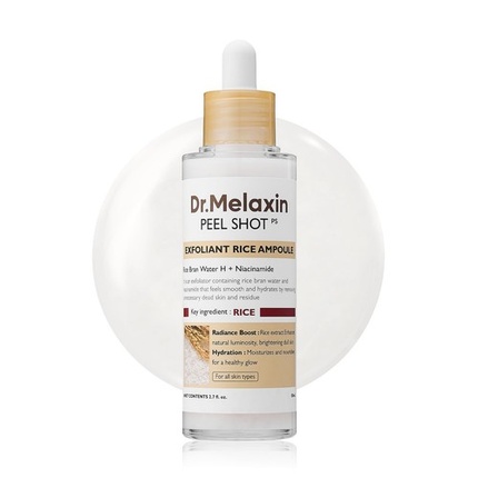 Dr. Melaxin Peel Shot Exfoliant White Rice Ampoule Dr. Melaxin Näopuhastusvahend