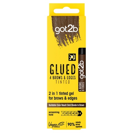 Schwarzkopf Professional got2b Glued Tinted Gel 16 ml Schwarzkopf Professional Got2B Glued Tinted geel
