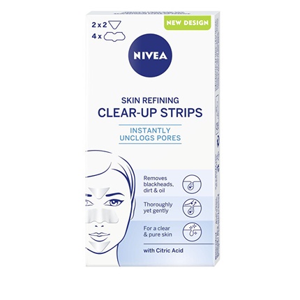 Nivea Refining Clear-Up Strips (6 tk) Nivea komplekt
