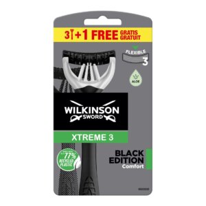 Wilkinson Sword Xtreme 3 Black Edition Comfort (4 tk)